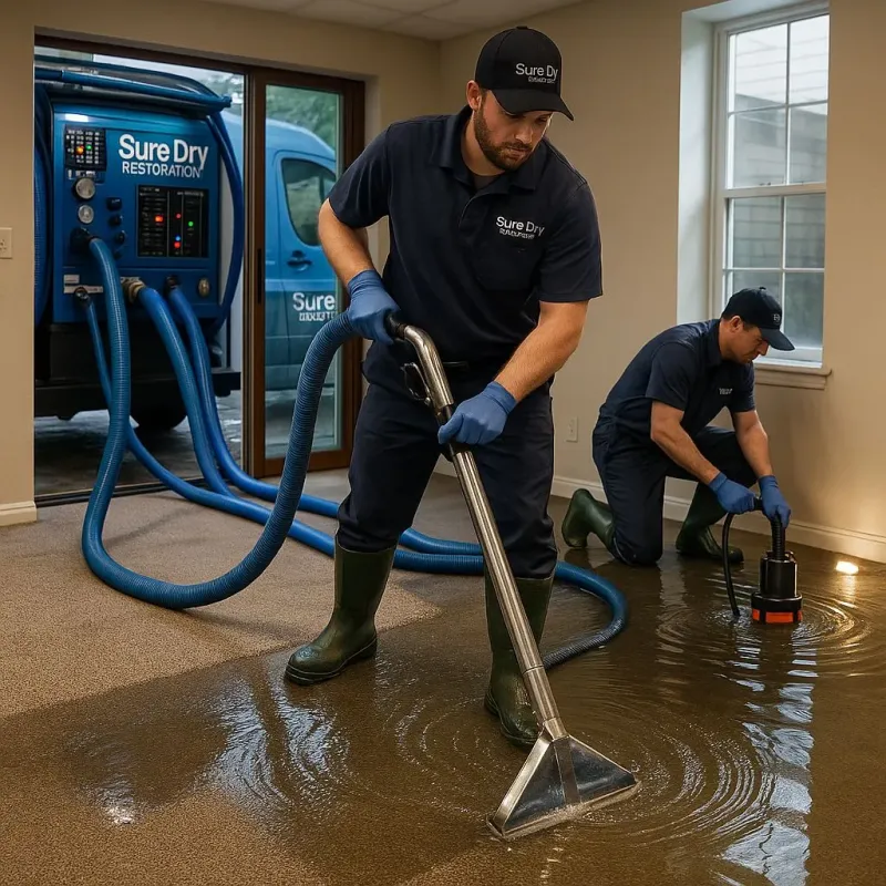 Water Extraction and Removal process in Chester County, TN